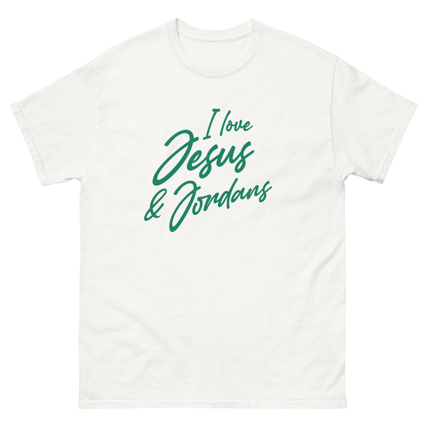 Jesus & Jordans T-shirt Green
